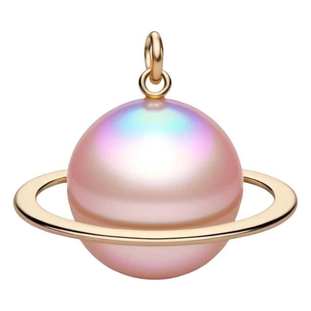 A pearl pink vivienne westwood saturn charm sticker