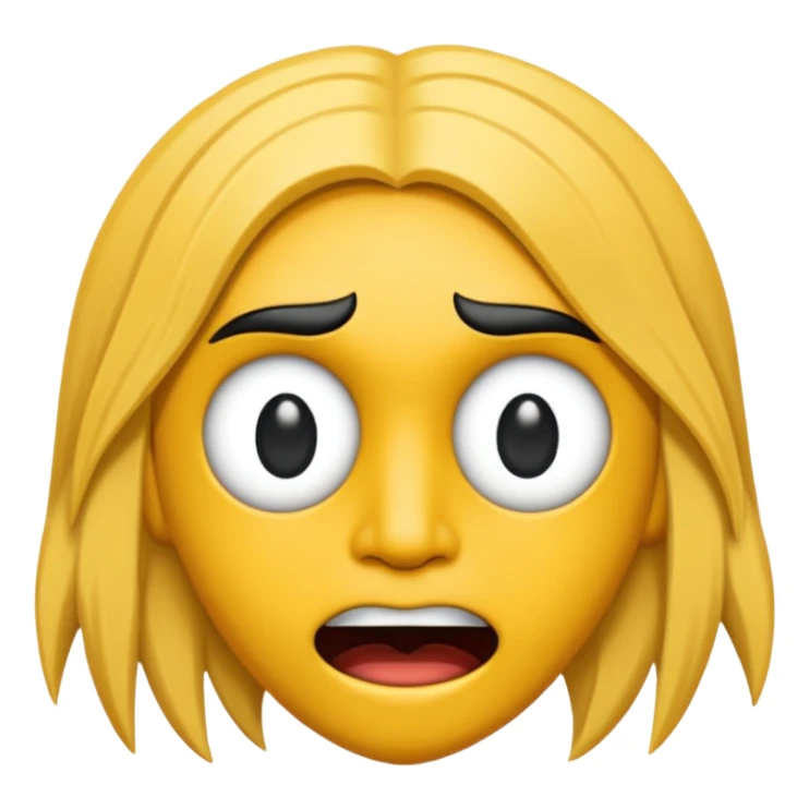 Ojos X boca ondulada y con lengua afuera como el logo de nirvana sticker