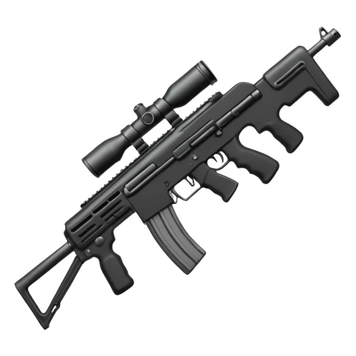 émoji avec écrit "libérez Fazer" fusil d'assaut sticker