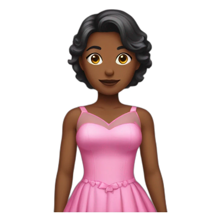 Batman pink dress sticker