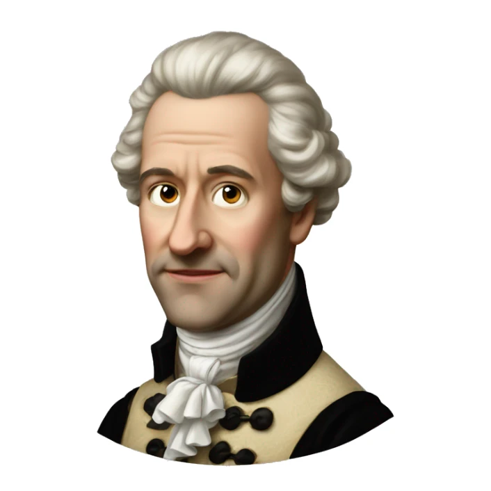 photorealistic aristocrat XVIII century sticker