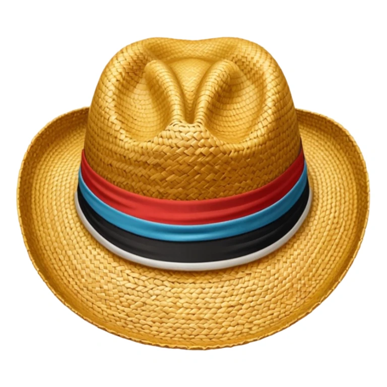 Sombrero de paja de la serie one piece sticker