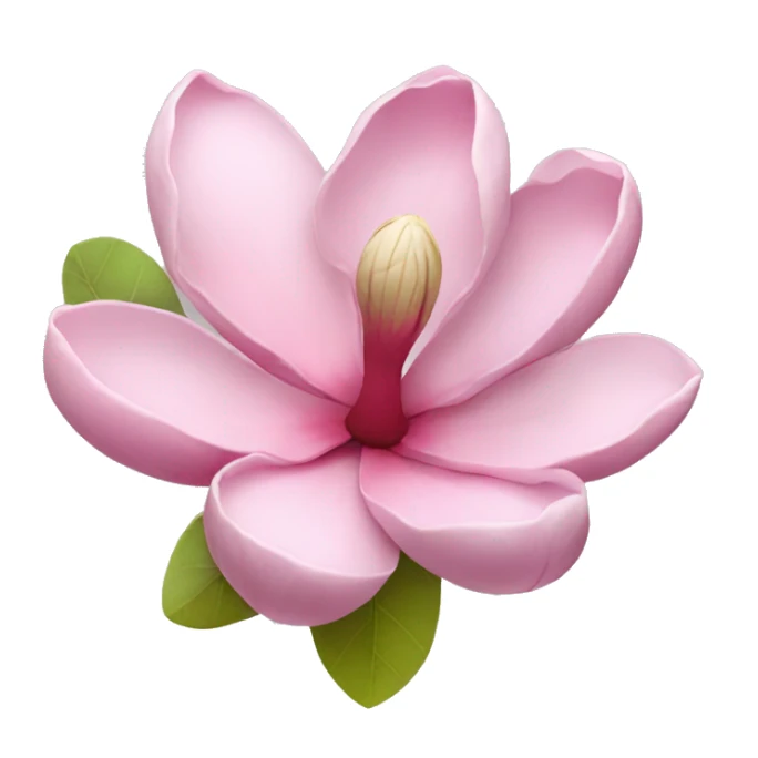 pink magnolia flowers sticker