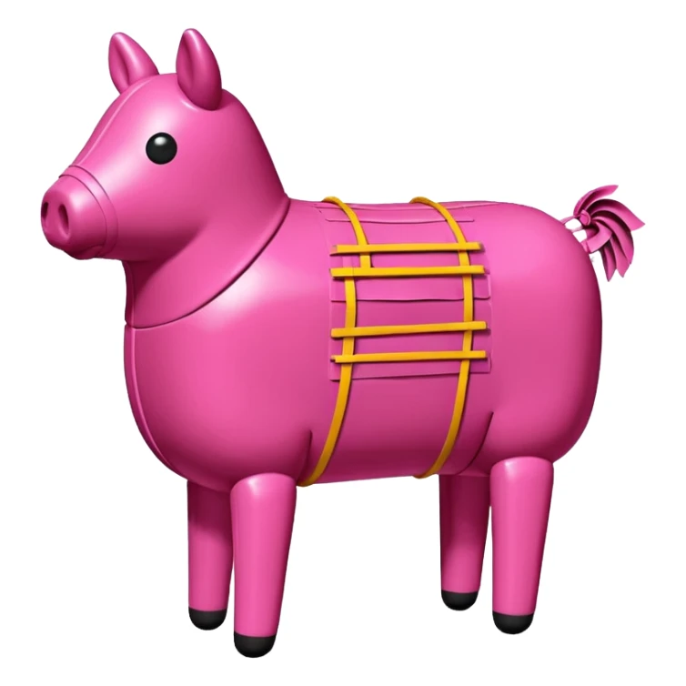   jeff koons style modern art SPAM pink meat  pinata sculpture  sticker