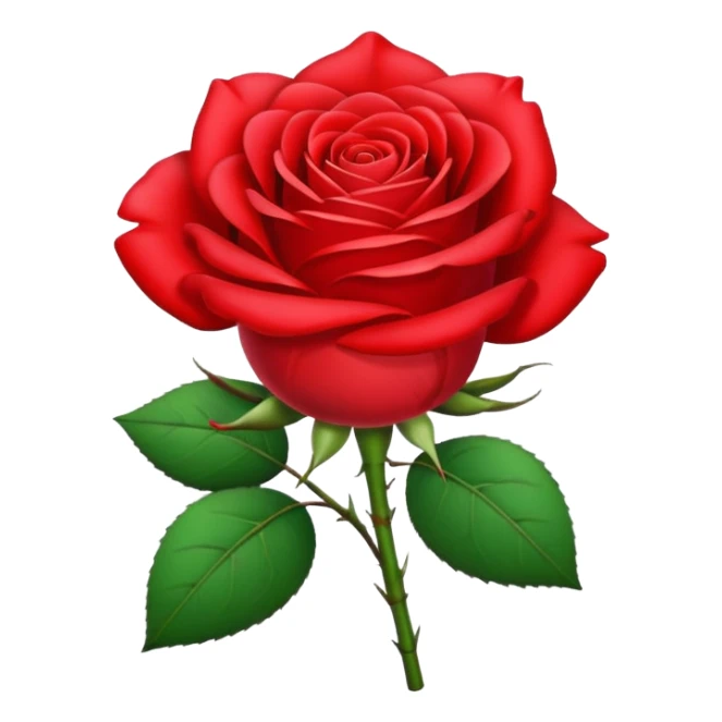 rose with kisses in it sticker