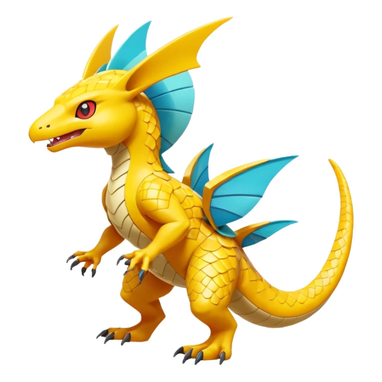 Heliolisk-Cyclizar-Pokémon, full body sticker