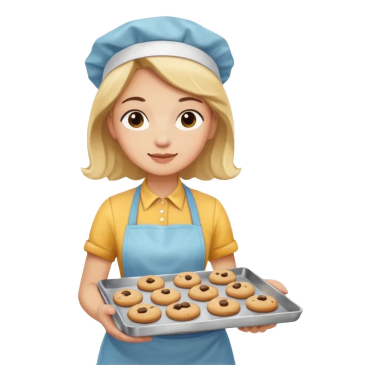 pastelero haciendo cokies sticker