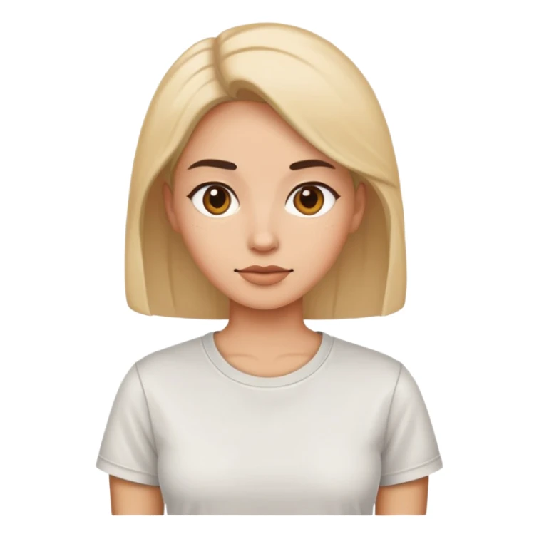 woman wearing a t-shirt sticker