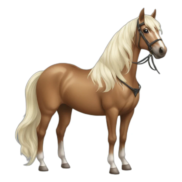 fashionable spirit horse sticker