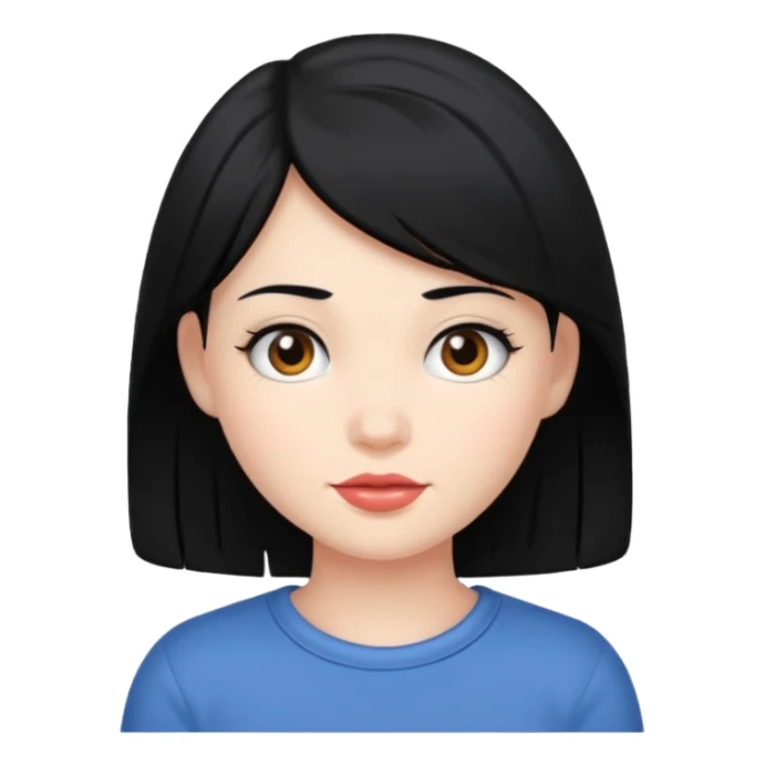 Lucy (black hair) from the Fallout TV show sticker