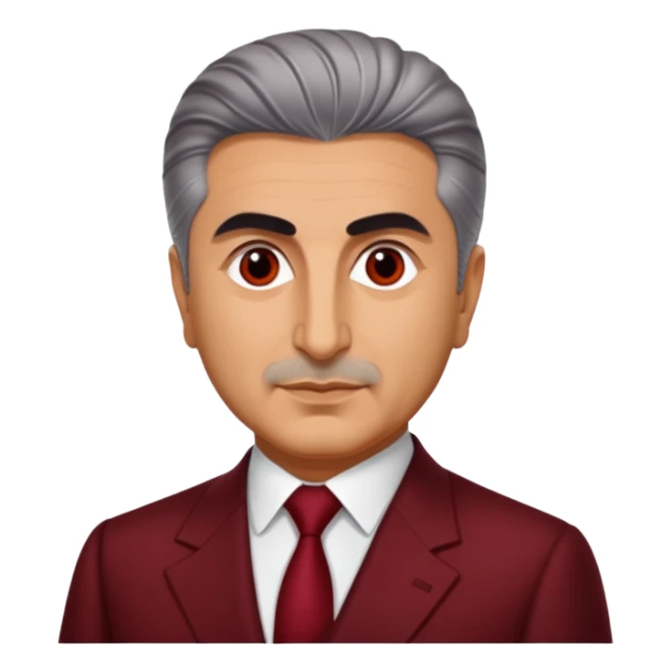 Turn Reza Pahlavi into a bear's ketchup sauce. sticker