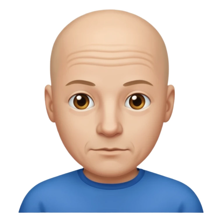 Sujeto pelon vestido de azul sticker