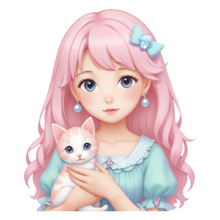 emojis.com gorgeous-pastel-anime-style-lady-with-blushing-face-and-holding-a-kitten-cottagecore-fairycore-pastelcore-colorful-pearly-romantic-simplistic-aesthetic-trending-style.png sticker