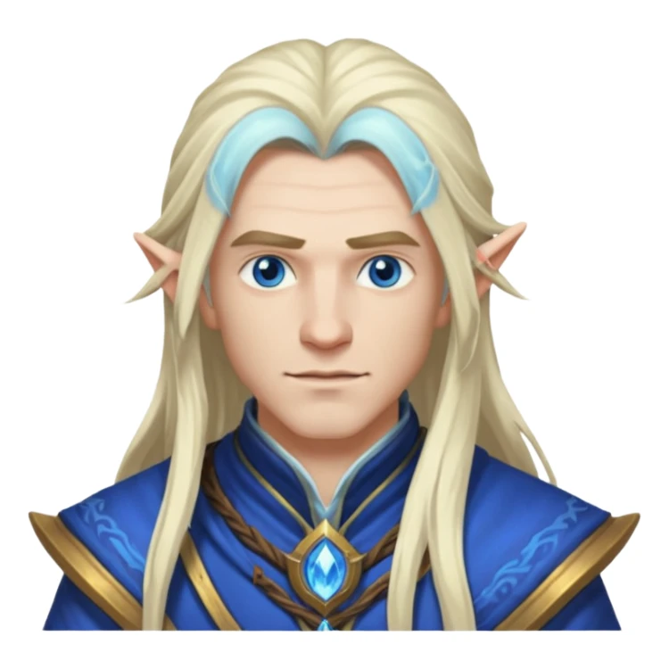 Male Mage World of Warcraft sticker