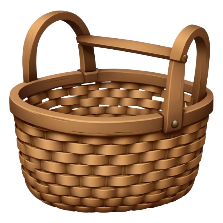 brown basket  sticker