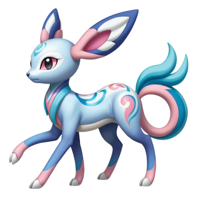 Meloetta-Sylveon-Dialga-Suicune-fusion sticker