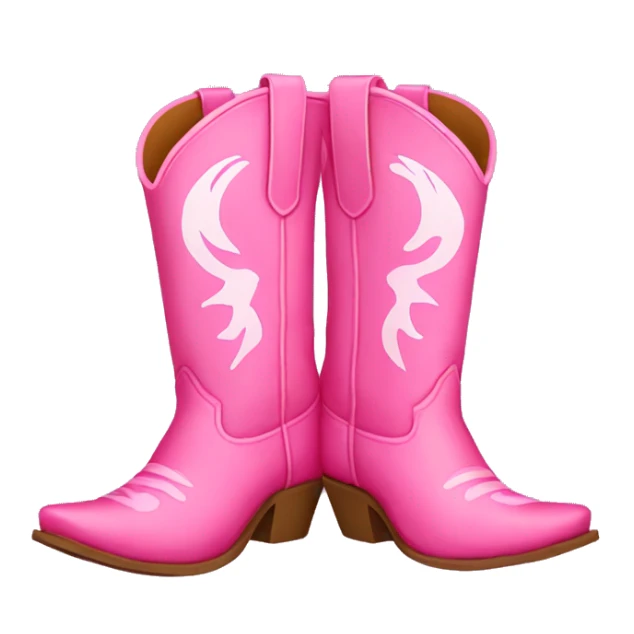 Pink cowgirl boots  sticker