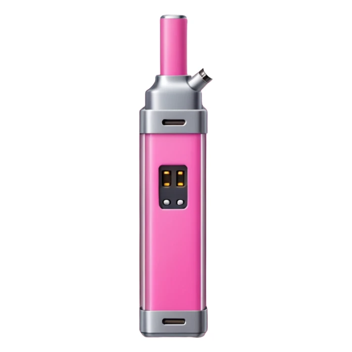 A pink vape shaped like an iget bar sticker