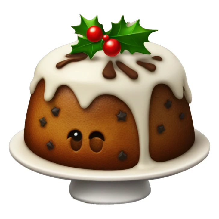 Xmas pudding  sticker