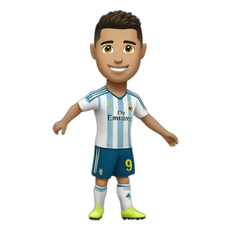Ronaldo met un but sticker