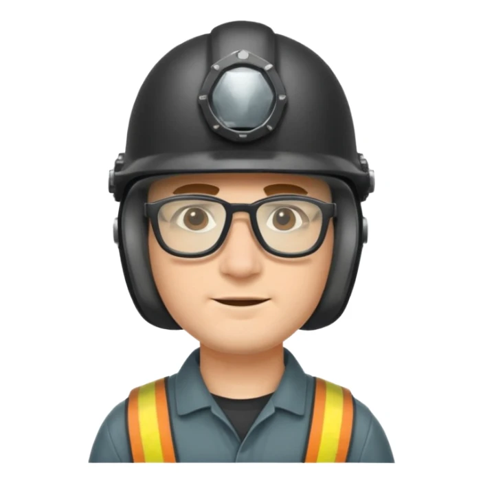 man wearing raiding helmet and glasses sticker