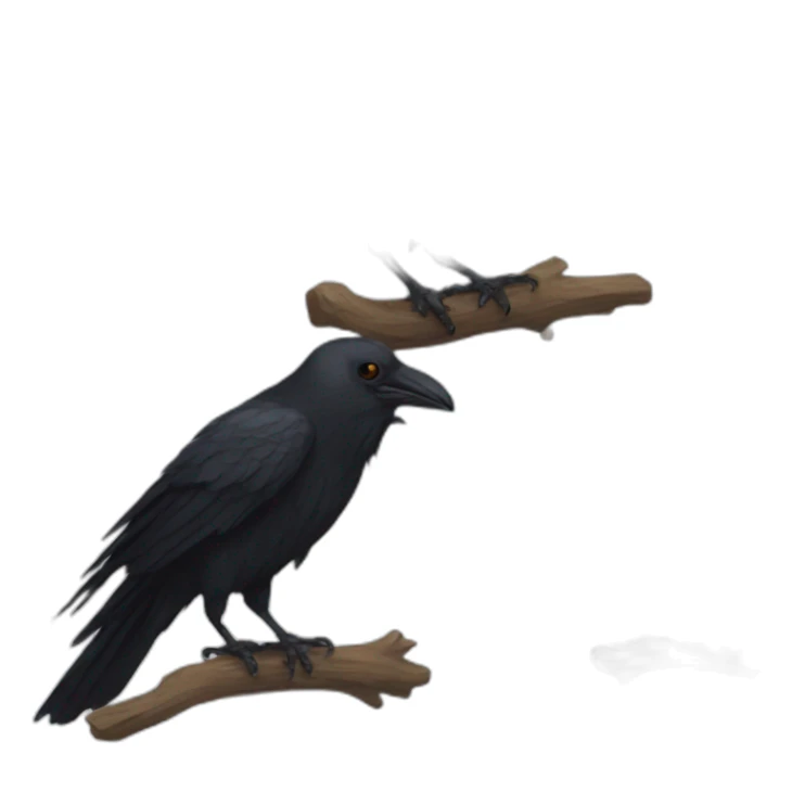 dead crows sticker