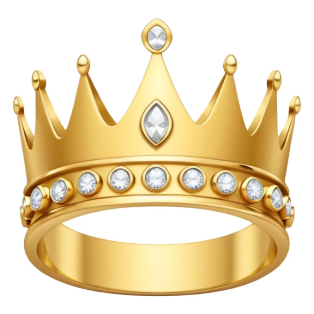 anillo de cumpleañera de 15 años con corona sticker