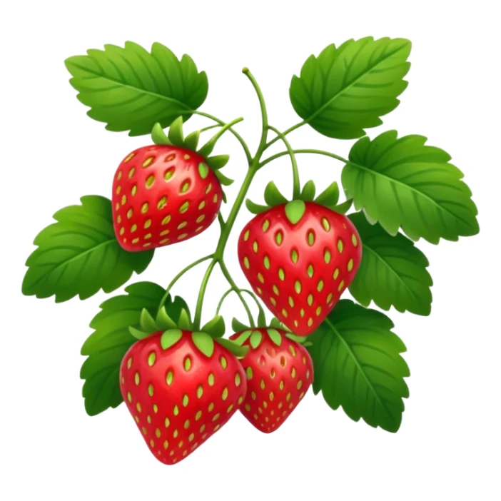 strawberry plant sticker