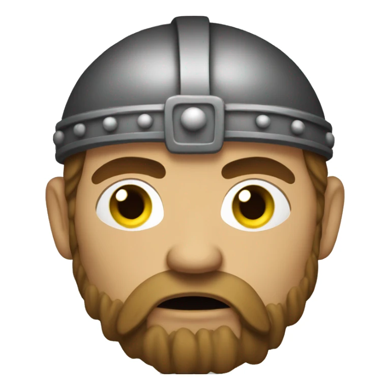 viking afraid of the left side of screen sticker