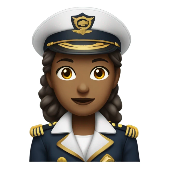 Ship Captain Woman  sticker