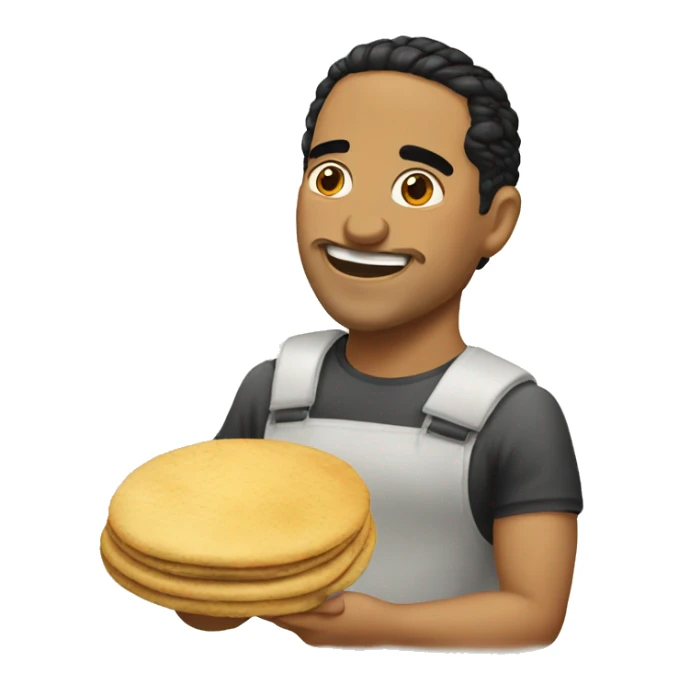 colombian arepa emoji funny sticker