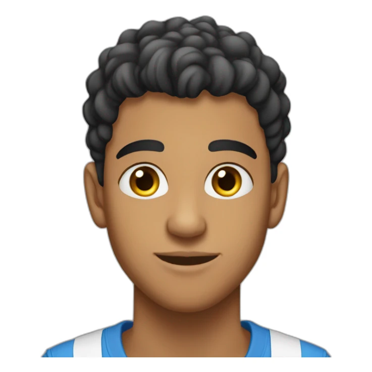 18 year old maghrebian guy with blue eyes sticker