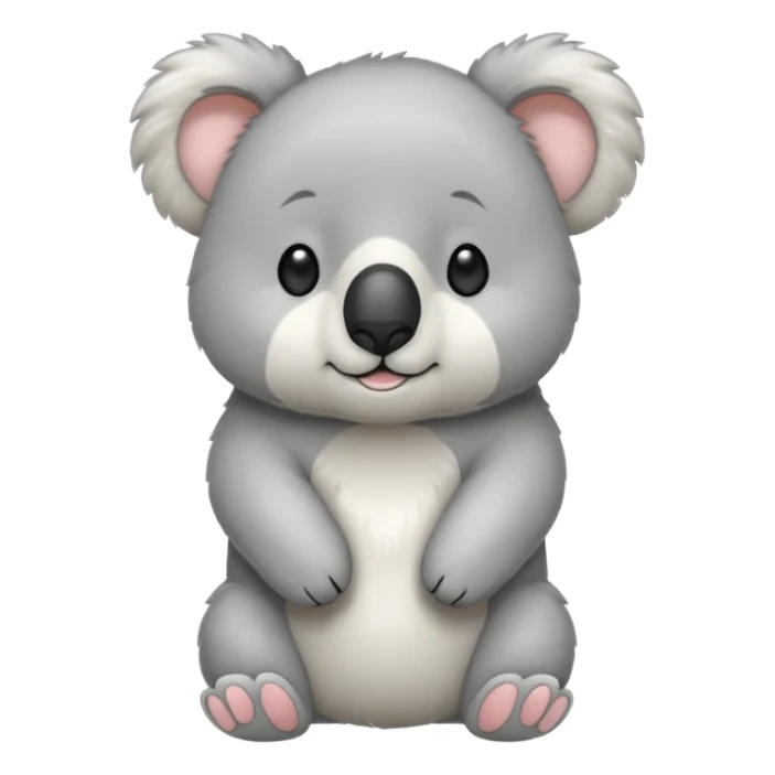 Haz a un samoyedo con mezcla un koala sticker