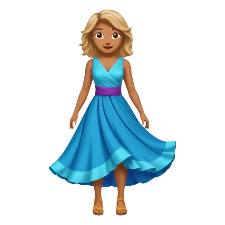 female hero for sustainable fashion full body sticker