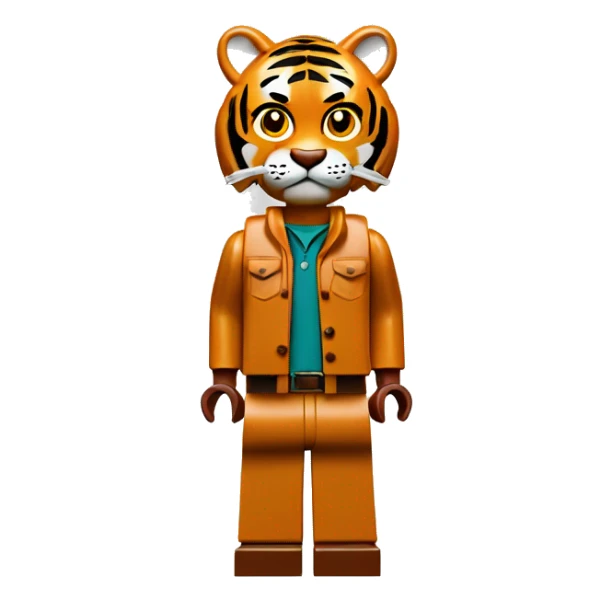 Tiger Wood lego full body sticker