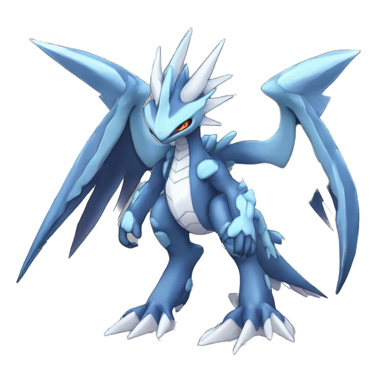 cool edgy colorful godly ethereal Dialga-Fakemon full body sticker