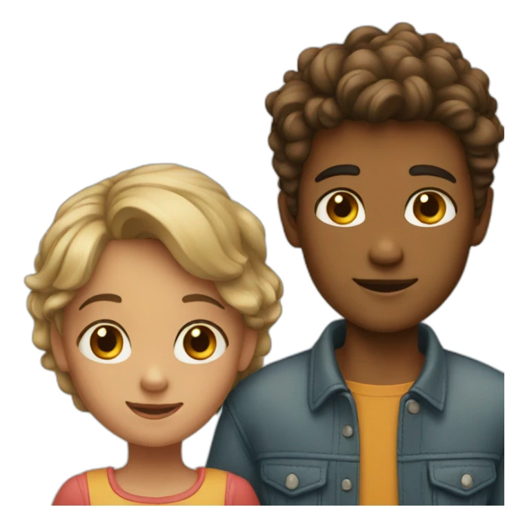 A girl and à boy 😏 sticker