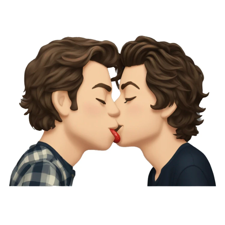harry styles kissing harry styles sticker