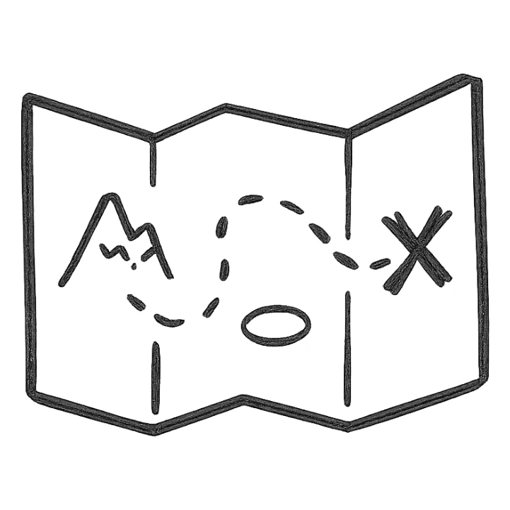 adventure map sticker