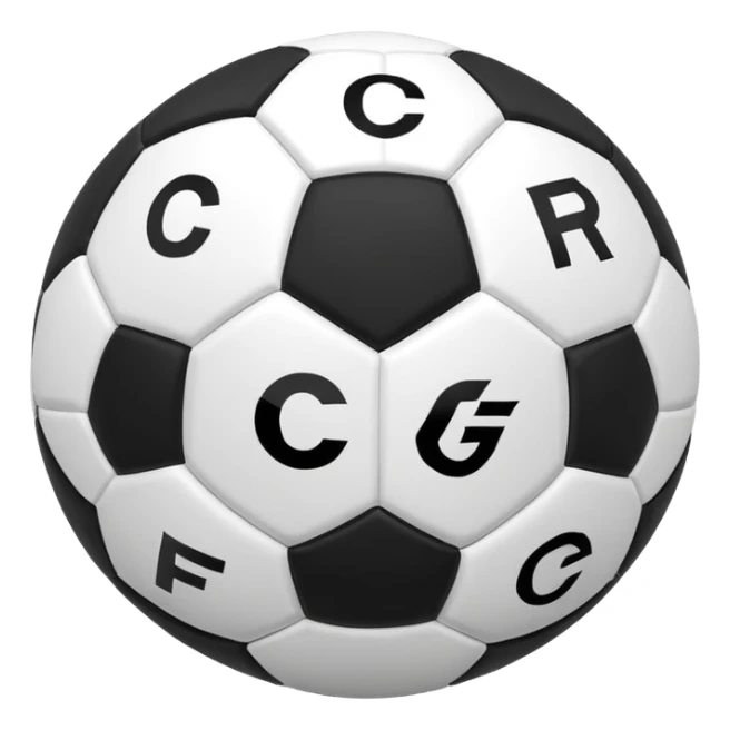 Sa un emoji de balón de CR7  sticker