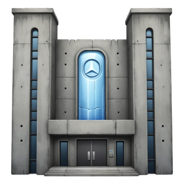 The dark building of the vodka  sticker