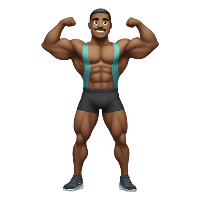 sport gym with her muscles  sticker