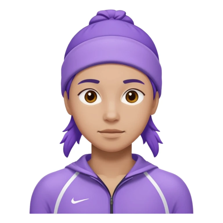 Lavender style sports sticker