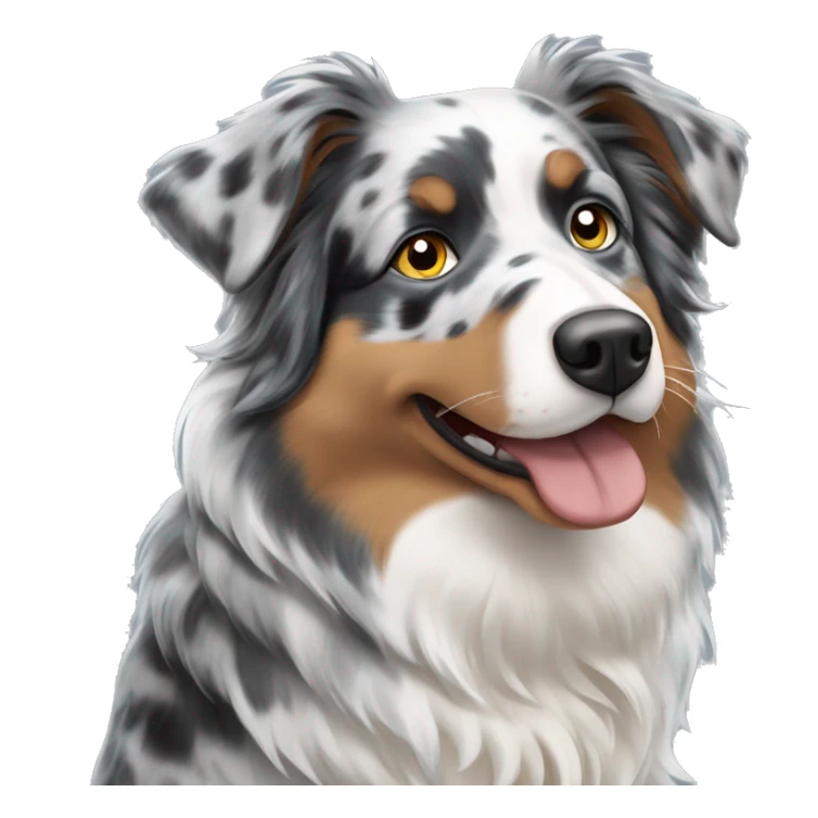 Blue Merle Australian Shepherd sticker