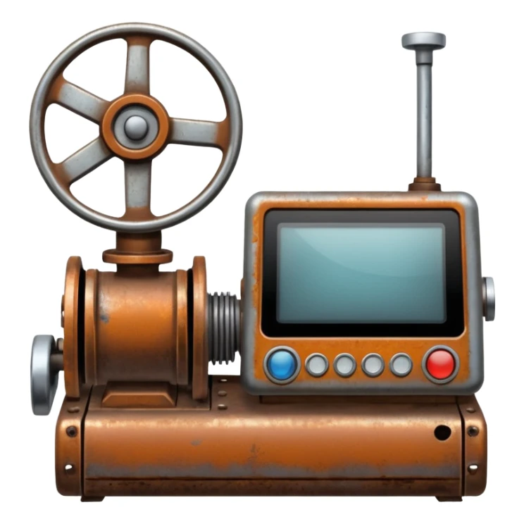 1980s machinery and equipment sticker