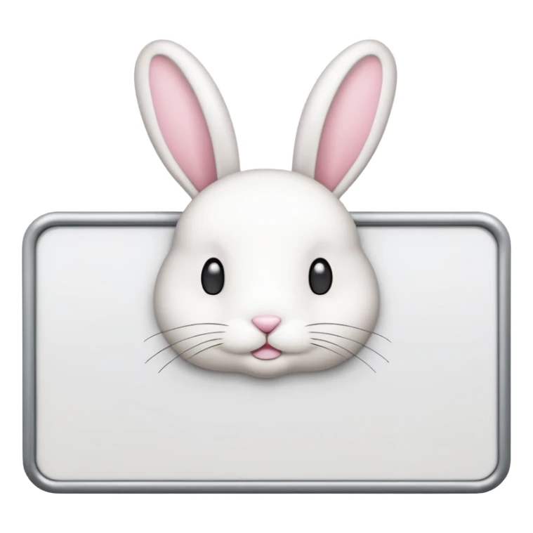make a white billboard with the text “bun you” inside lt without a bunny just the text  sticker