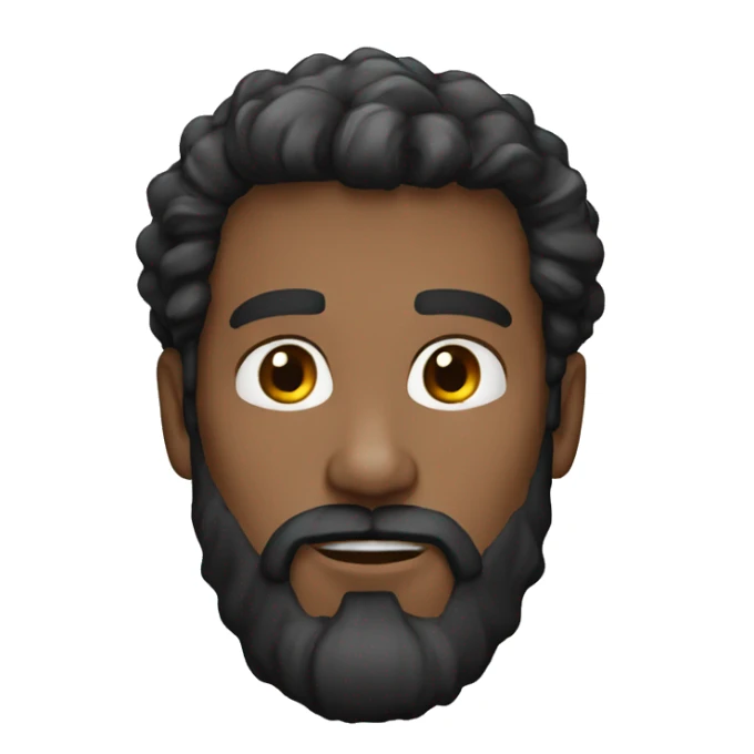 dark hair with beard 30 yeard old boy sticker