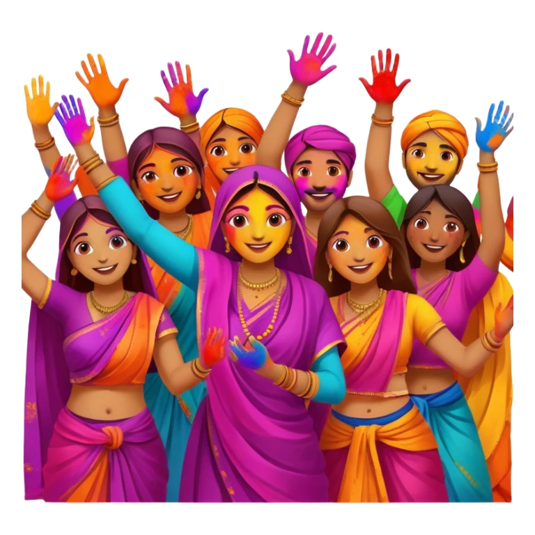 Indian holi festival  sticker