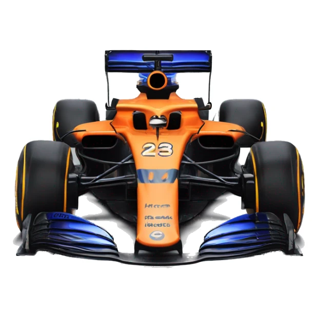 MCL38, the 2024 team McLaren car for formula 1 sticker