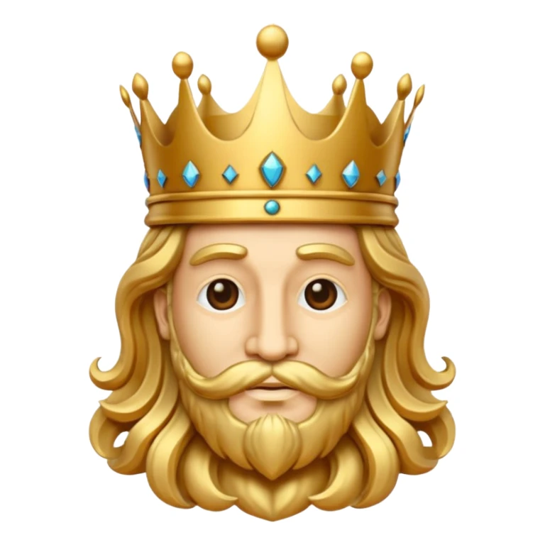 Create King Of Arts logo sticker